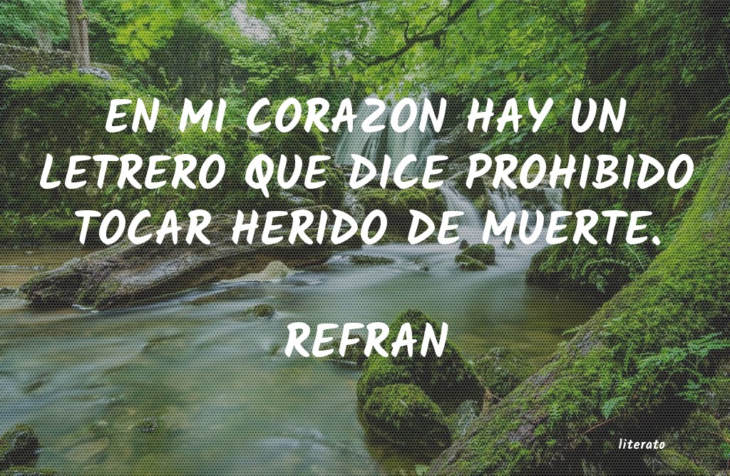 Frases de REFRAN