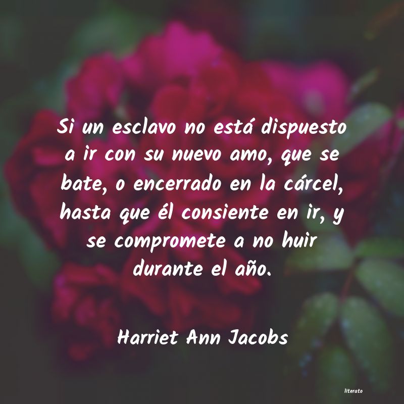 frases de Harriet Ann Jacobs