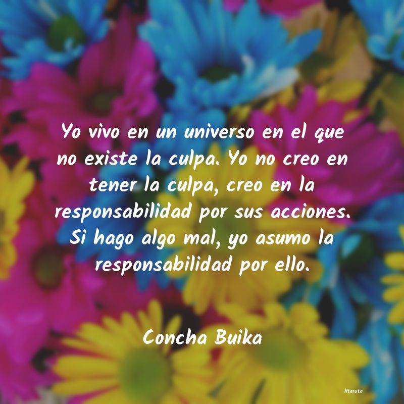 Frases de Concha Buika