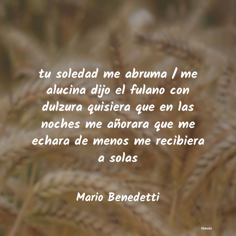 frases de Mario Benedetti