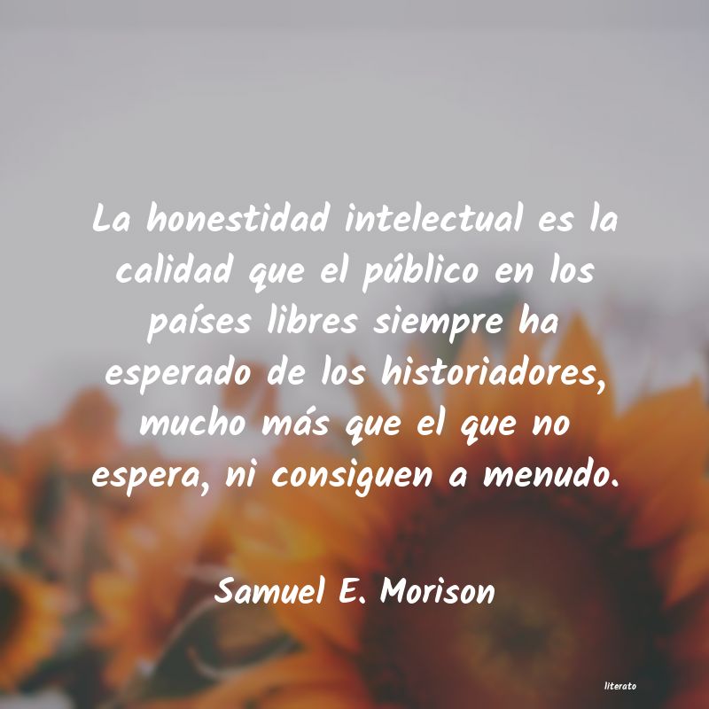 frases de Samuel E. Morison