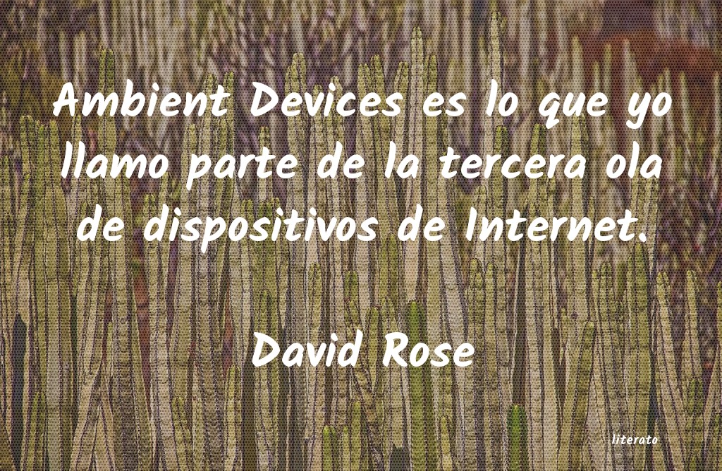 Frases de David Rose