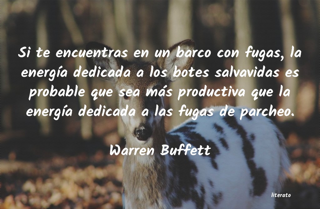 frases de Warren Buffett