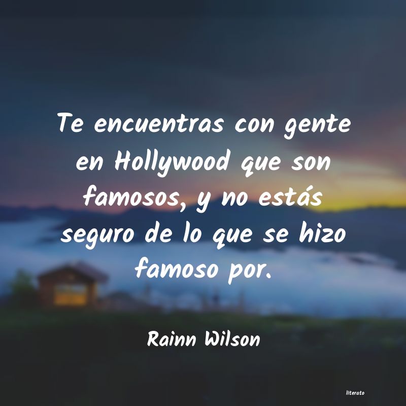 Frases de Rainn Wilson