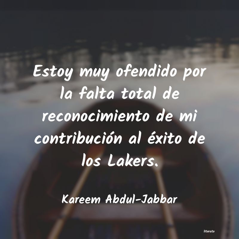 Frases de Kareem Abdul-Jabbar