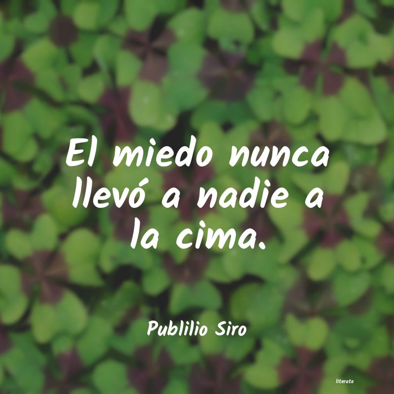 frases de Publilio Siro