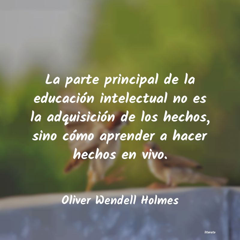 frases de Oliver Wendell Holmes