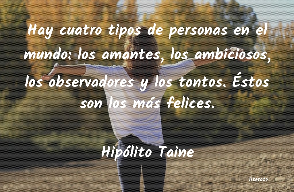 Frases de Hipólito Taine