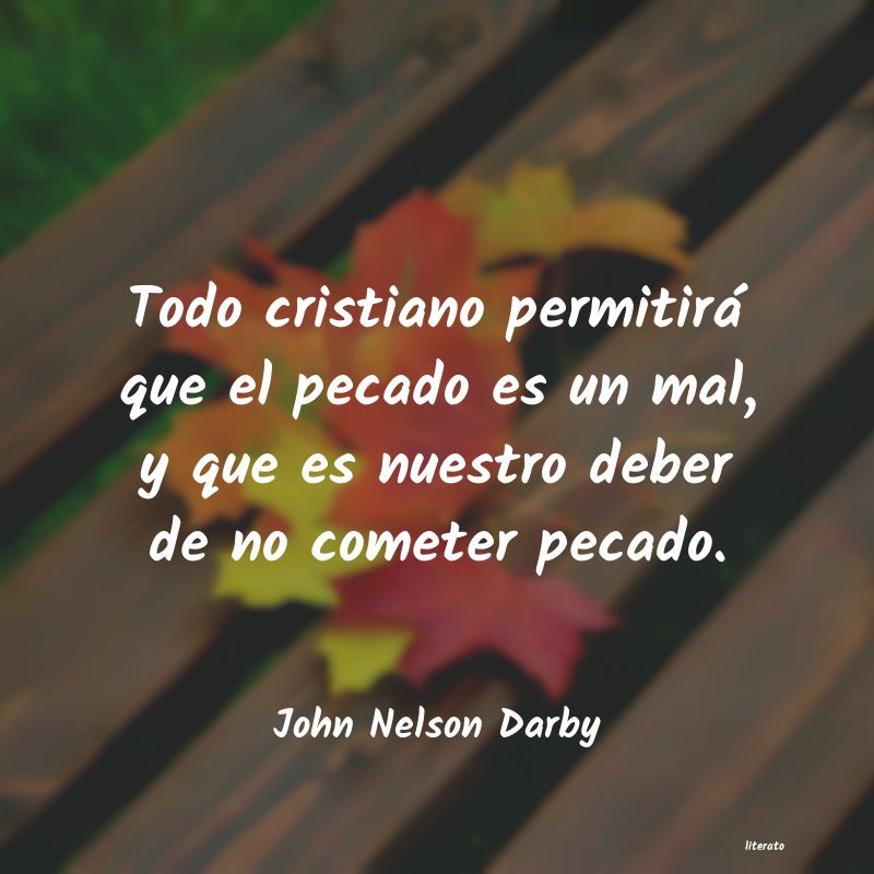 frases de John Nelson Darby