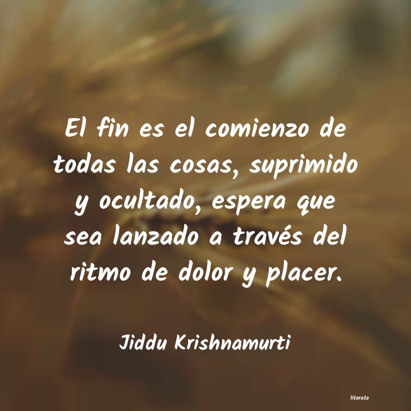 frases de Jiddu Krishnamurti