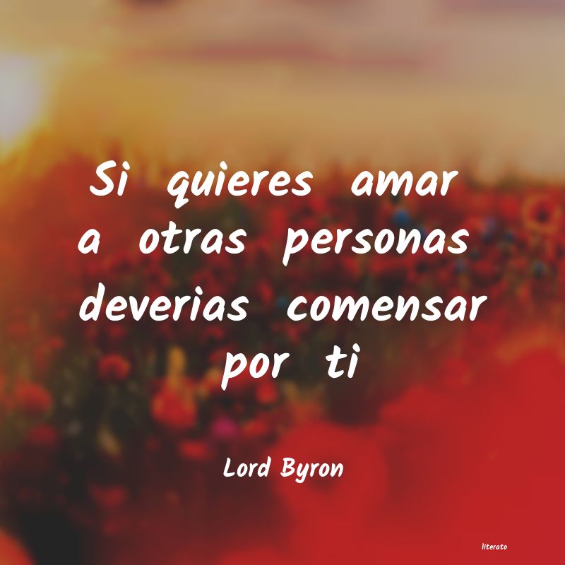 frases de Lord Byron
