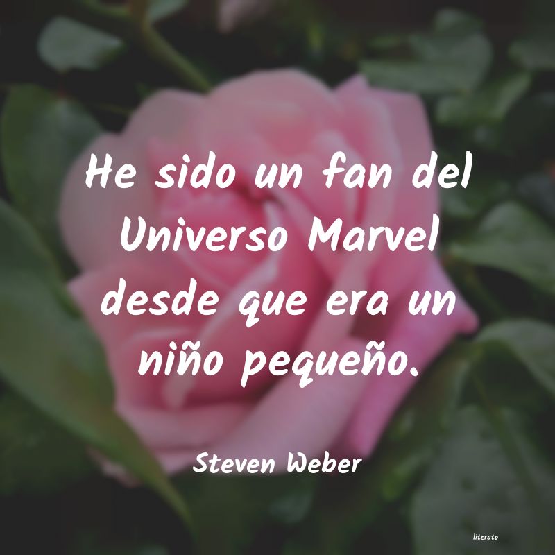 Frases de Steven Weber