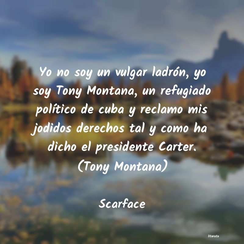 frases de Scarface