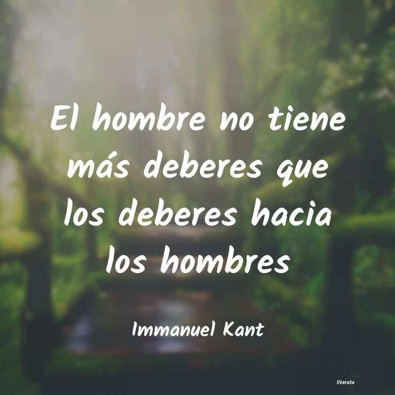 Frases de Immanuel Kant