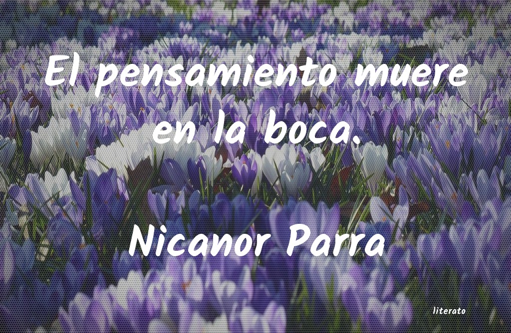 frases de Nicanor Parra