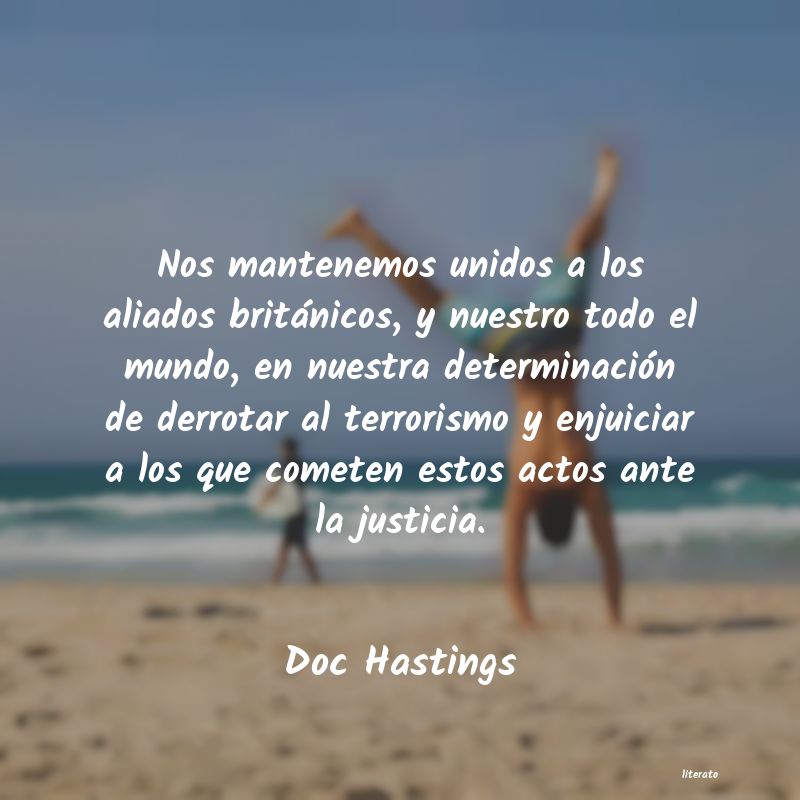 frases de Doc Hastings
