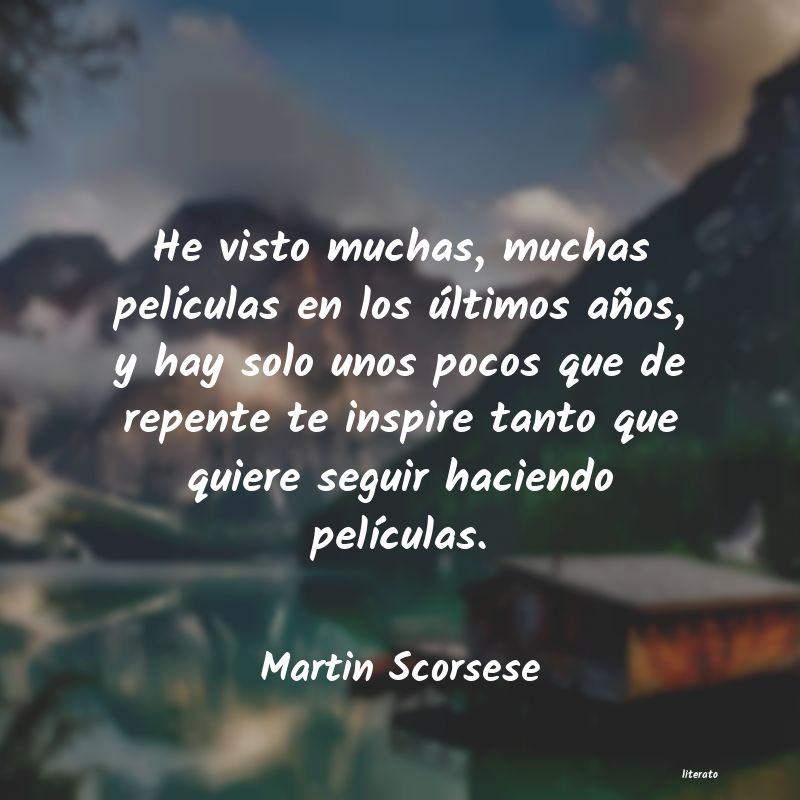 frases de Martin Scorsese