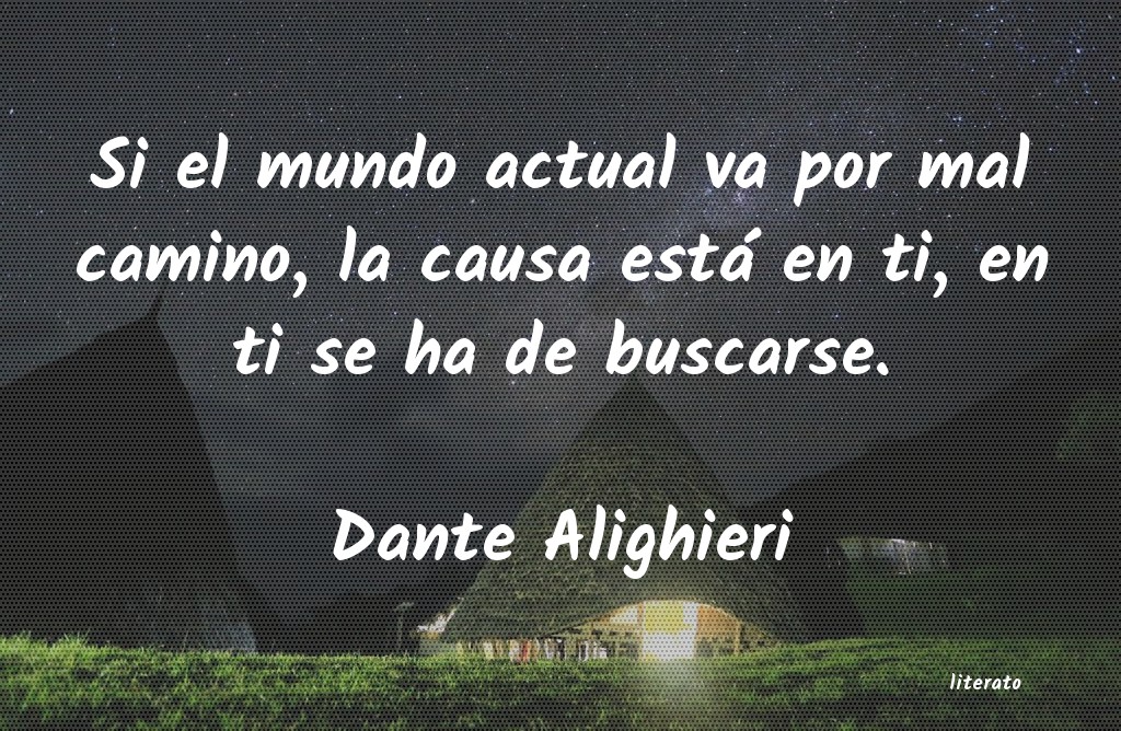 frases de Dante Alighieri