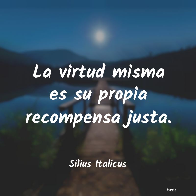 frases de Silius Italicus
