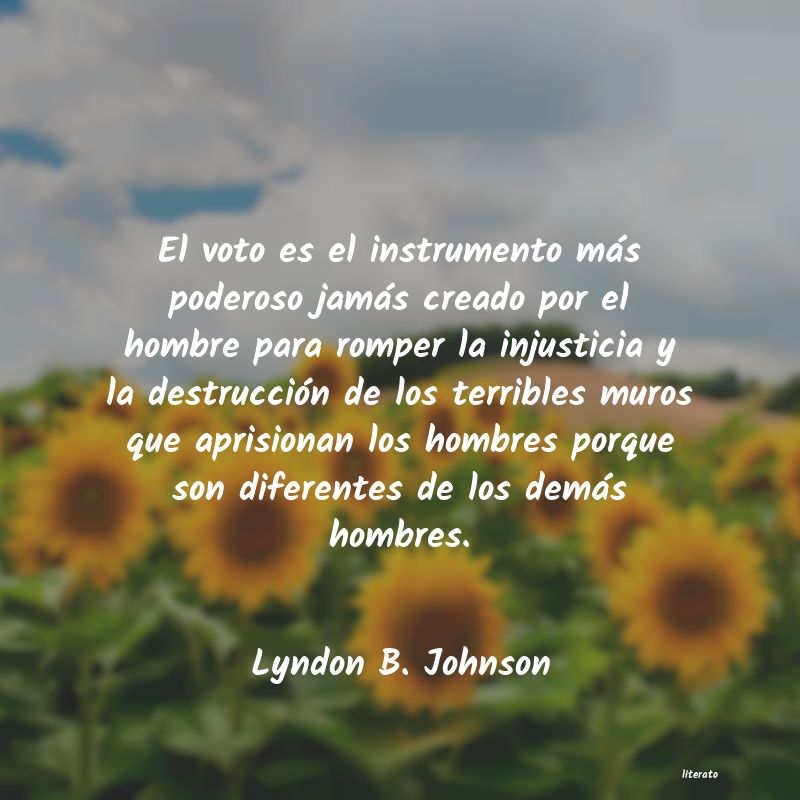 frases de Lyndon B. Johnson