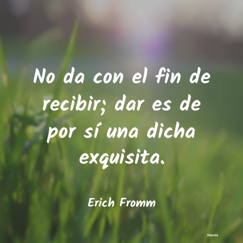 frases de Erich Fromm