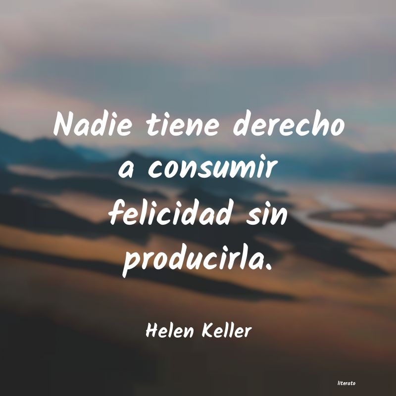 Frases de Helen Keller