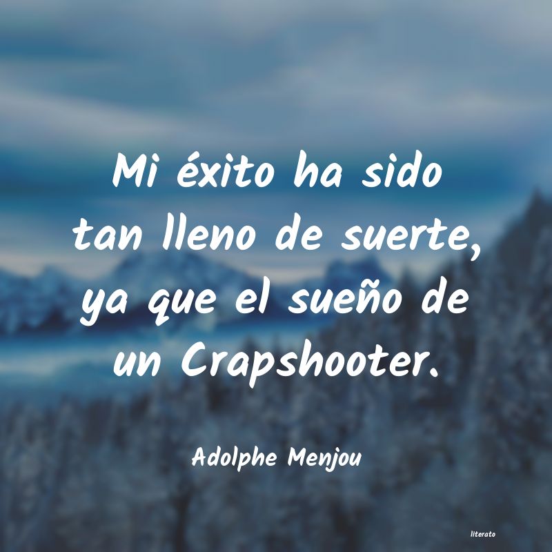 frases de Adolphe Menjou