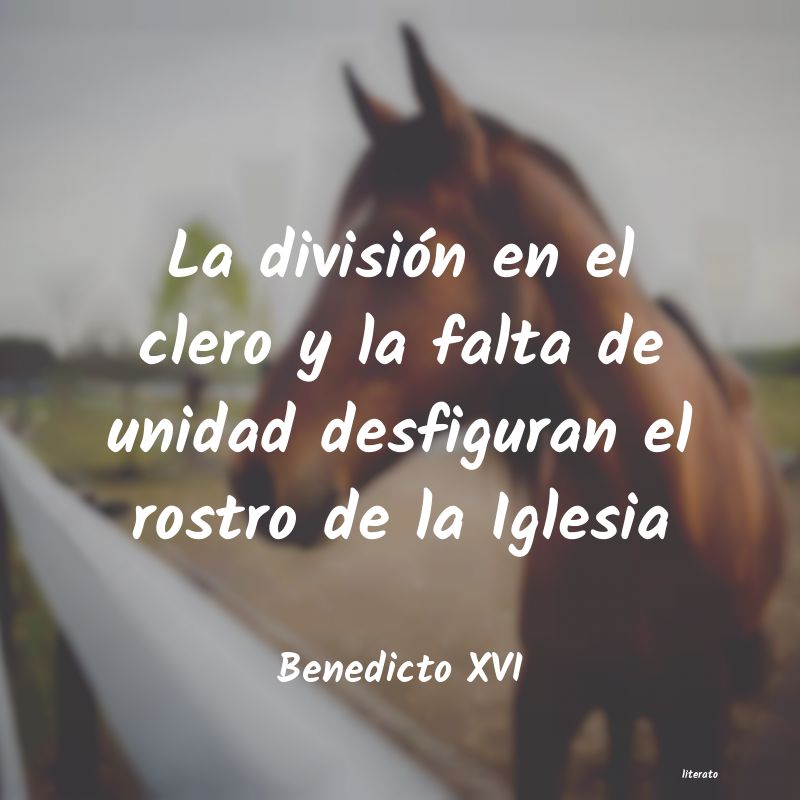 Frases de Benedicto XVI