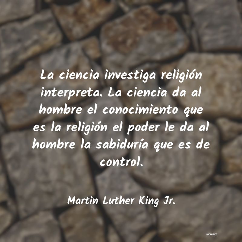 Frases de Martin Luther King Jr.