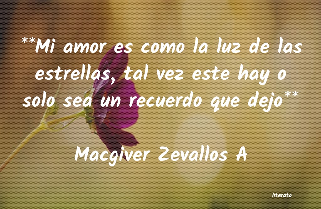 frases de Macgiver Zevallos A