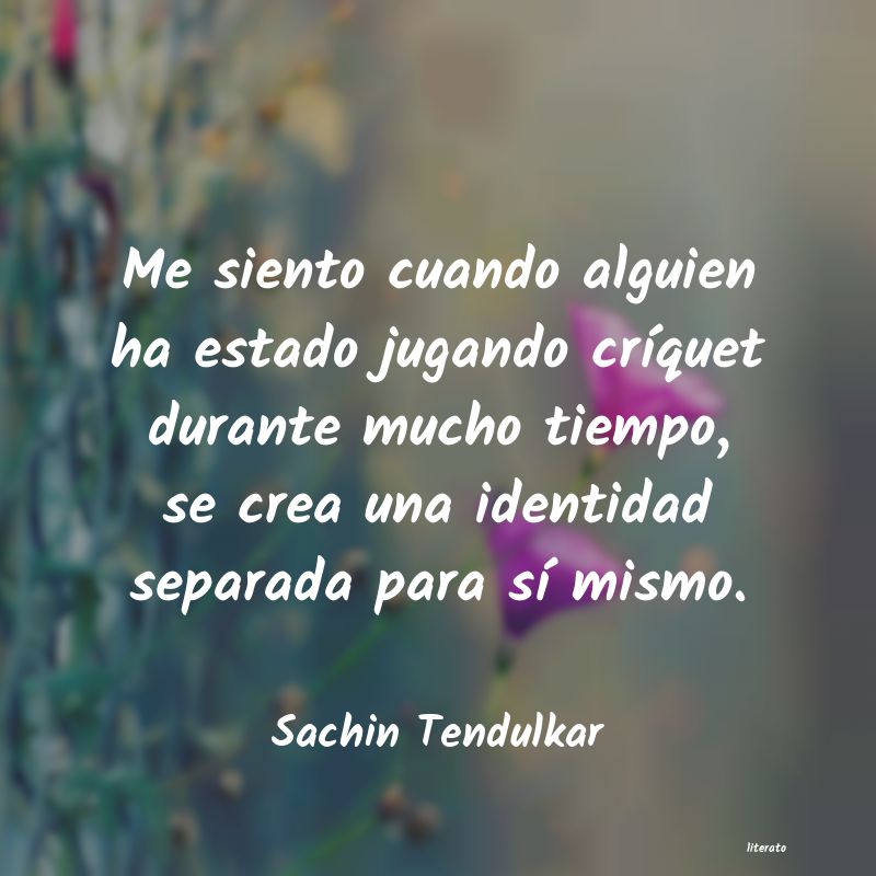 Frases de Sachin Tendulkar