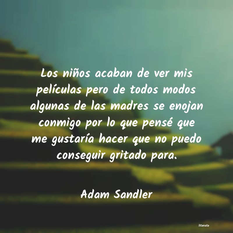 frases de Adam Sandler