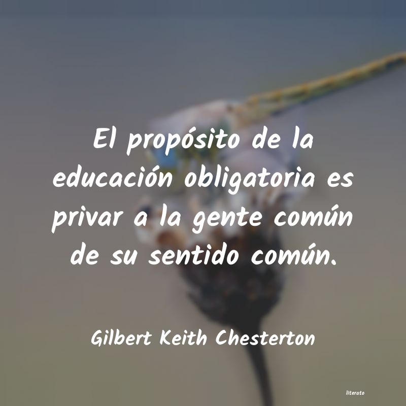 Frases de Gilbert Keith Chesterton