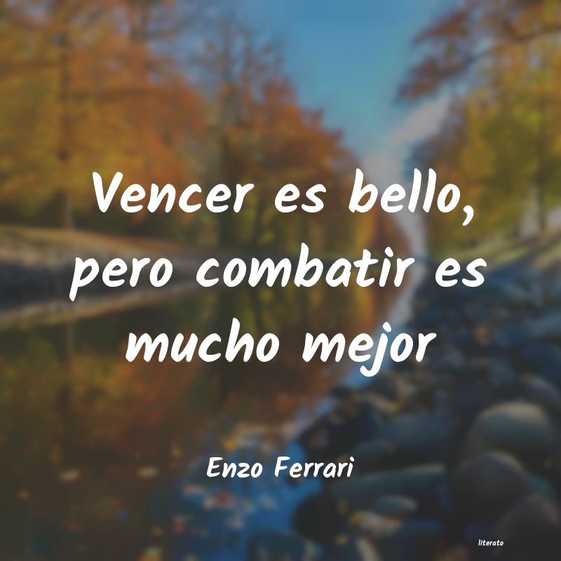 Frases de Enzo Ferrari