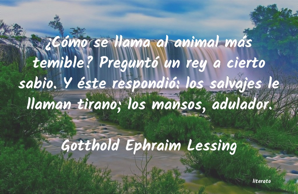 Frases de Gotthold Ephraim Lessing