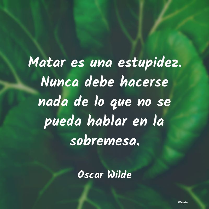 Frases de Oscar Wilde