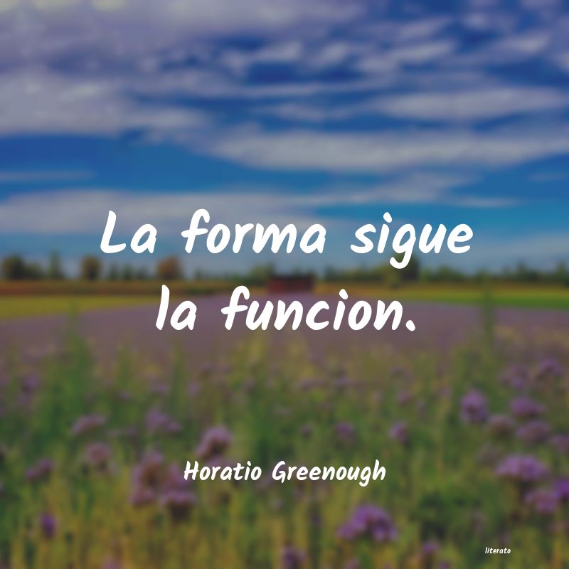 frases de Horatio Greenough