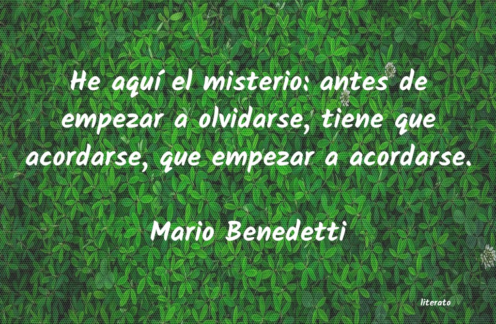 frases de Mario Benedetti
