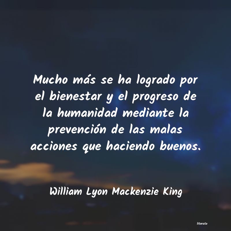 Frases de William Lyon Mackenzie King