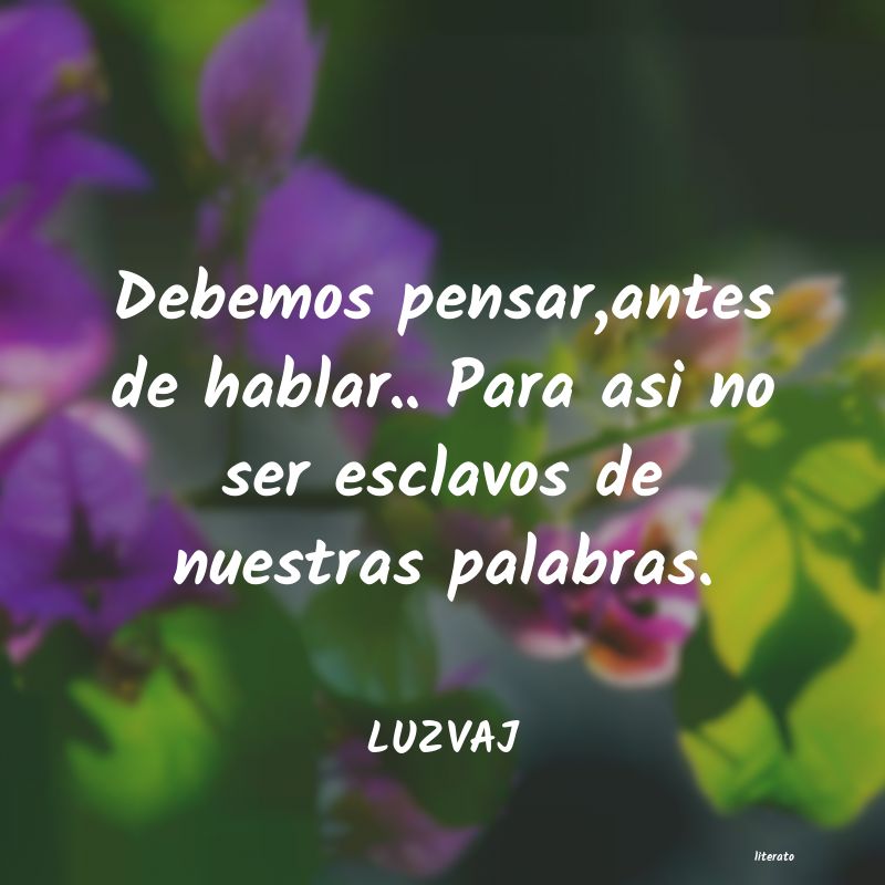 Frases de LUZVAJ