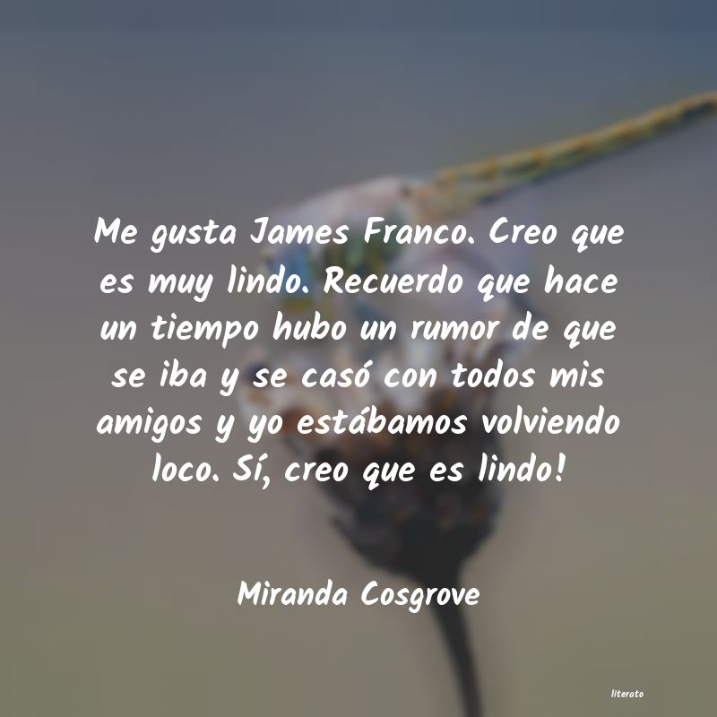 frases de Miranda Cosgrove