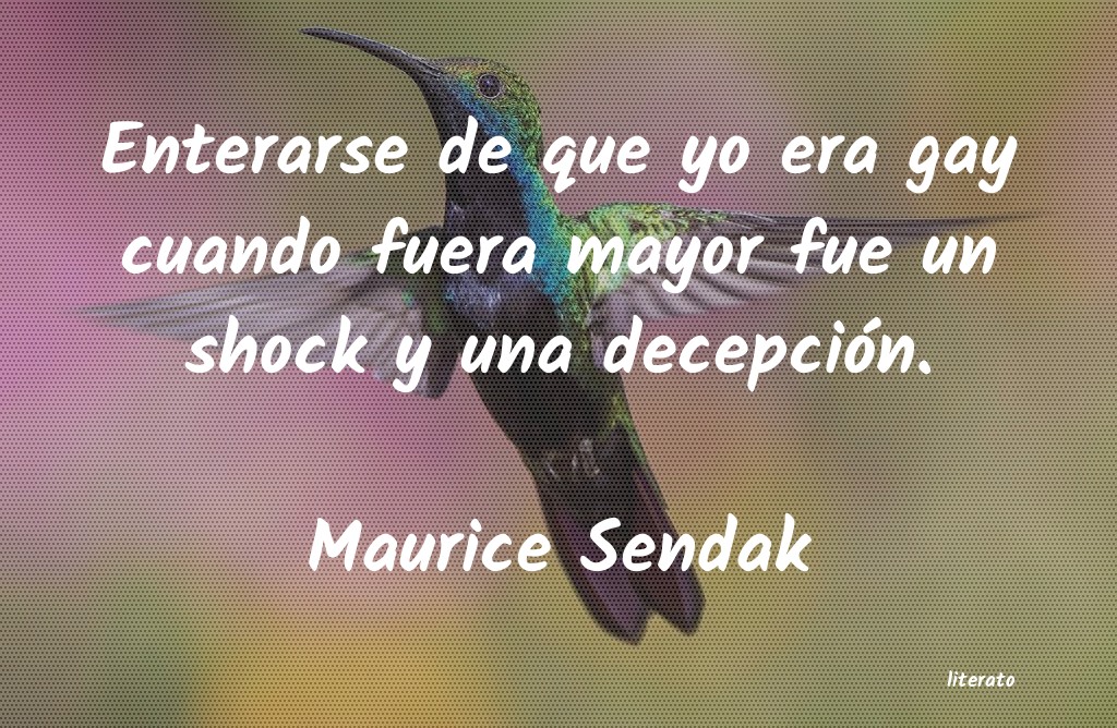 Frases de Maurice Sendak