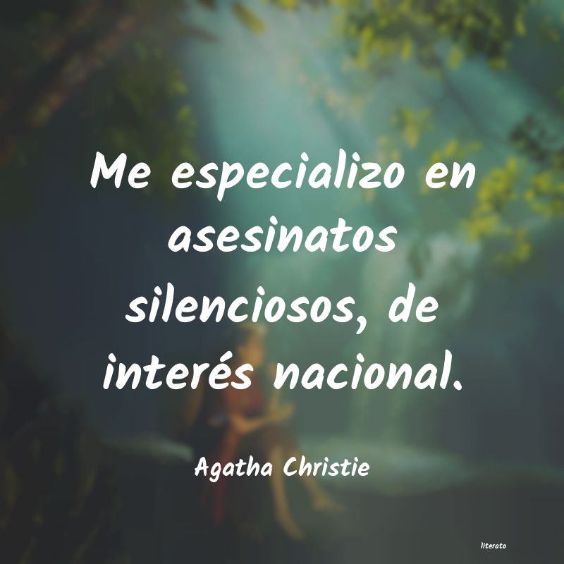 frases de Agatha Christie