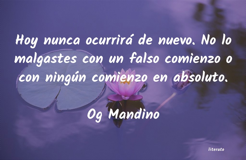 frases de Og Mandino