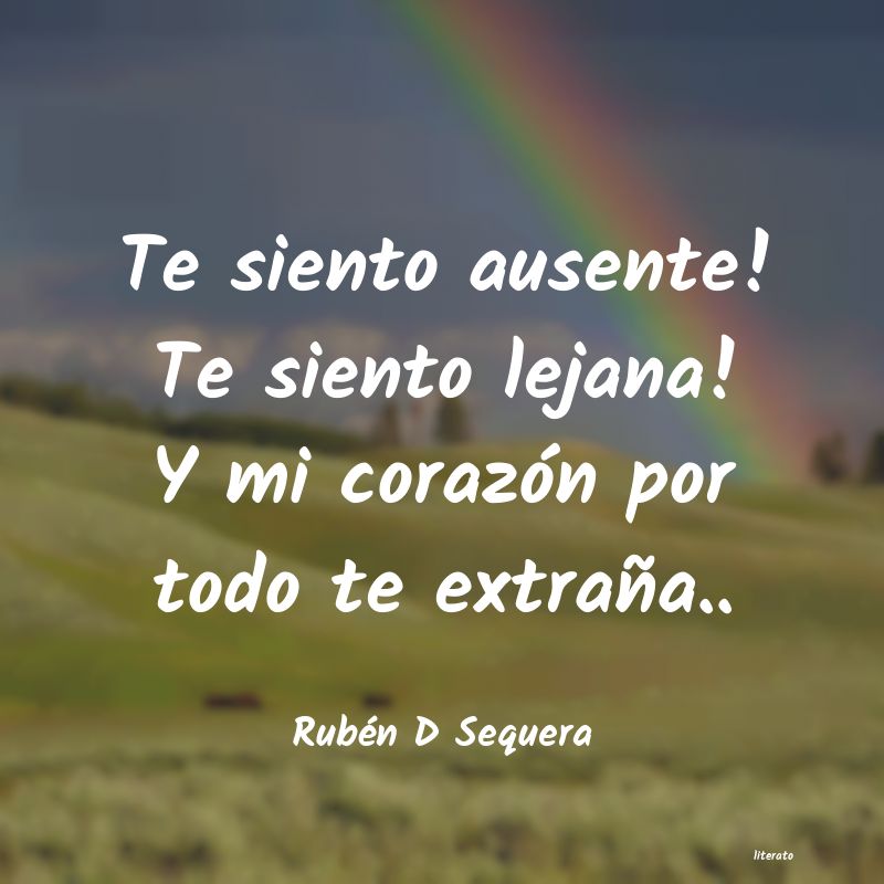 frases de Rubén D Sequera