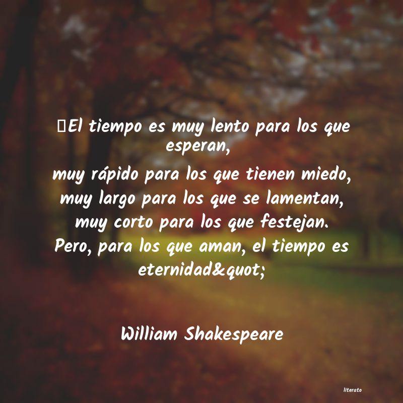 Frases de William Shakespeare