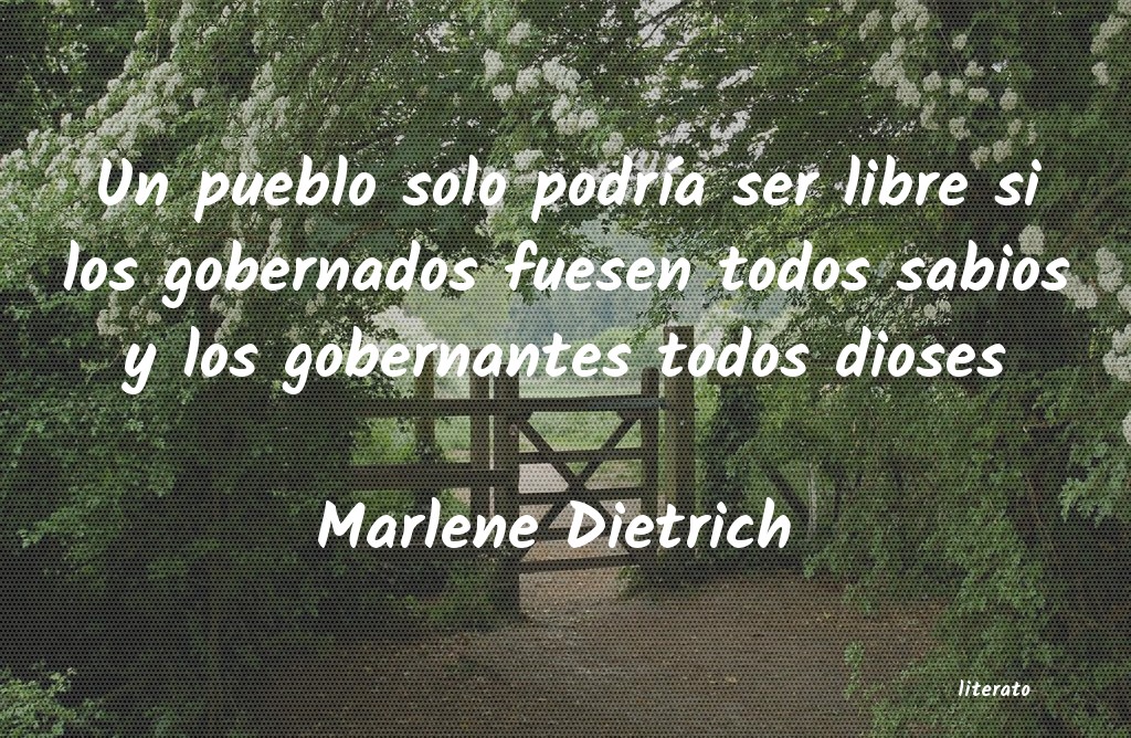 Frases de Marlene Dietrich