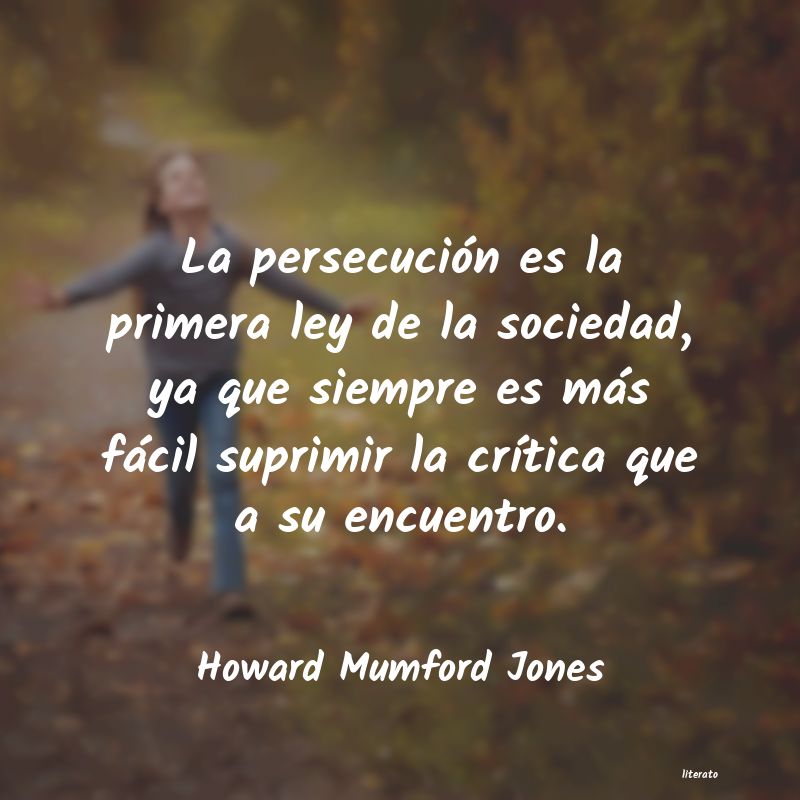 frases de Howard Mumford Jones