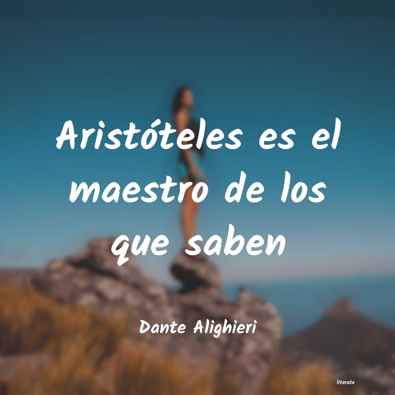 frases de Dante Alighieri