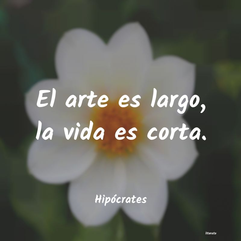frases de Hipócrates
